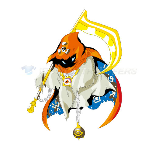 Digital Monsters Iron-on Stickers (Heat Transfers)NO.3545